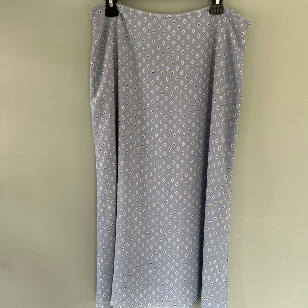 Vintage Pendleton Maxi Skirt size 16 Petite Blue Cottagecore